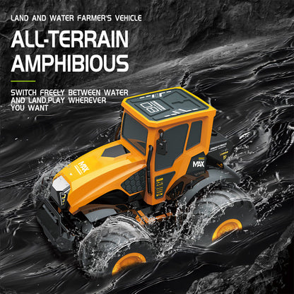 Amphibious All Terrain RC Tractor Toy Car
