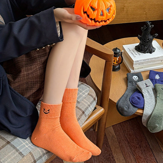 Breathable Halloween Crew Socks