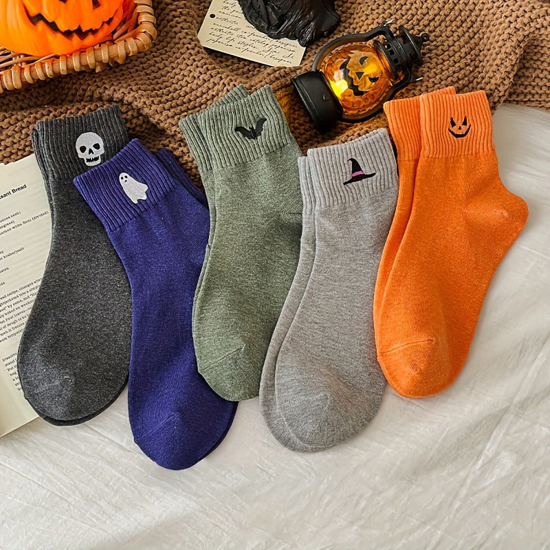 Breathable Halloween Crew Socks
