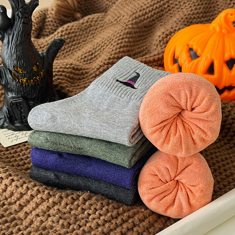 Breathable Halloween Crew Socks