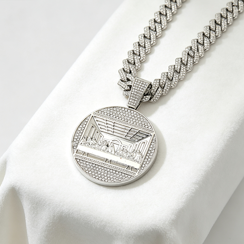 📢📢50% OFF !! ⏰Statement Cuban Pendant Chain Necklace