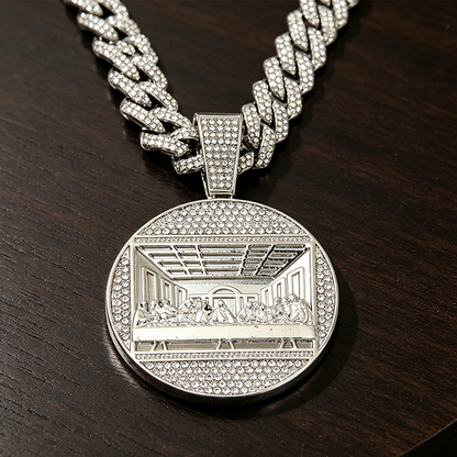 📢📢50% OFF !! ⏰Statement Cuban Pendant Chain Necklace