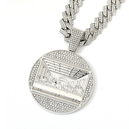 📢📢50% OFF !! ⏰Statement Cuban Pendant Chain Necklace