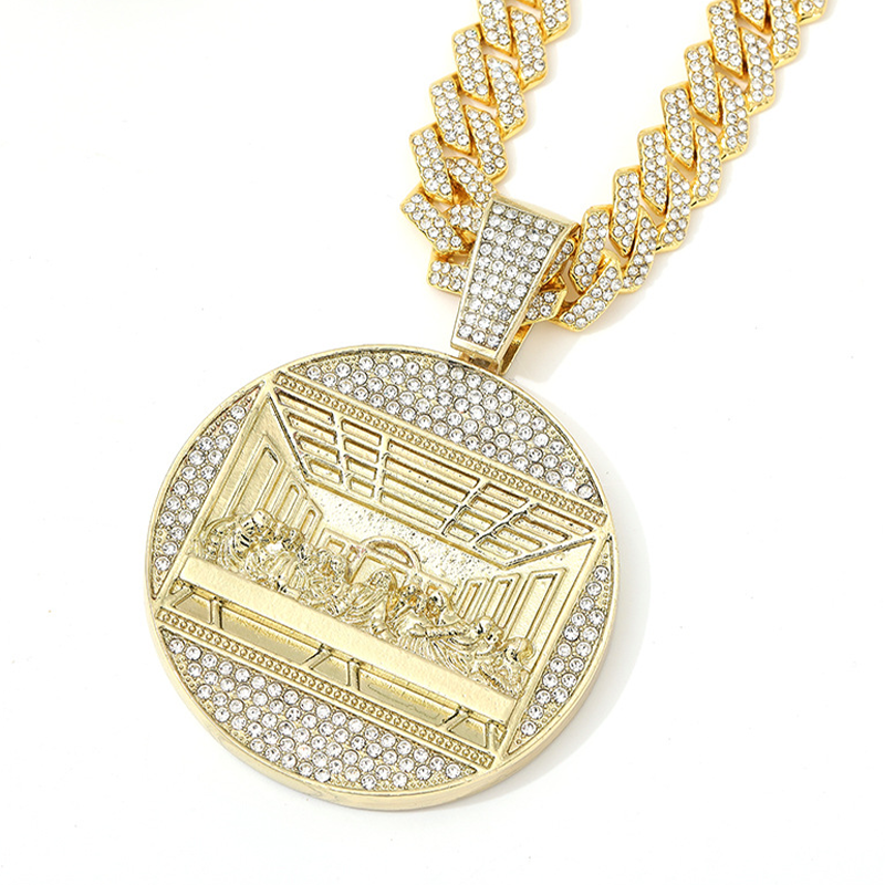 📢📢50% OFF !! ⏰Statement Cuban Pendant Chain Necklace
