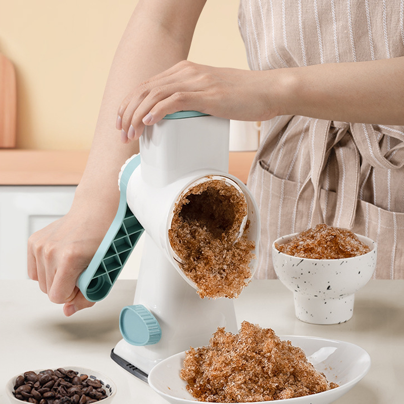 Hand Crank Ice Shaver with Suction Base