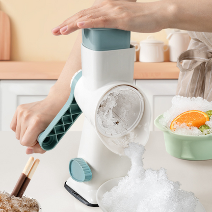 Hand Crank Ice Shaver with Suction Base