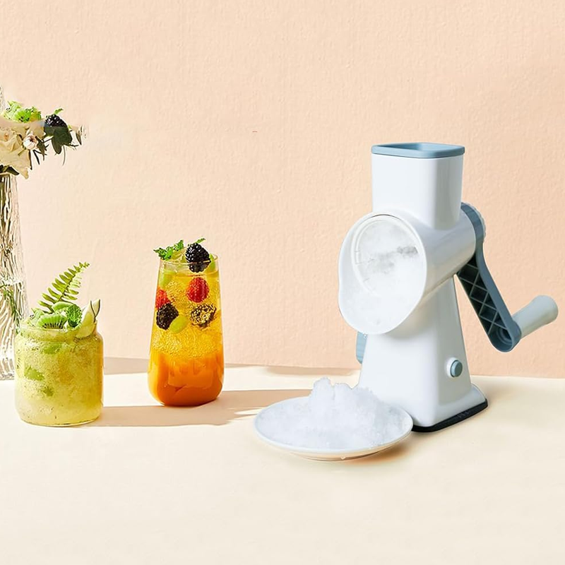 Hand Crank Ice Shaver with Suction Base