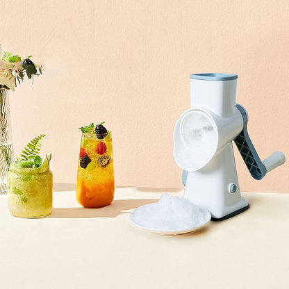 Hand Crank Ice Shaver with Suction Base
