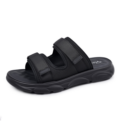 Men's Adjustable Dual-Strap Slide Sandals