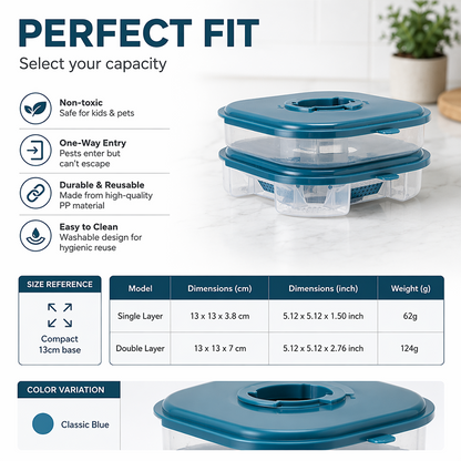 ⏳Limited-time 50% off⏰Reusable Cockroach Bait Station🛡️