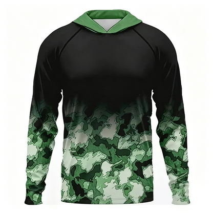 Men's Sun Protection Long Sleeve Lure Fishing Jersey