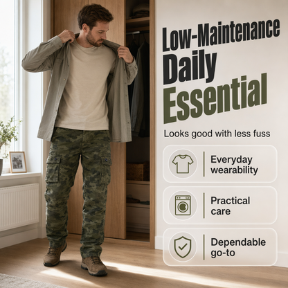 Men's Outdoor Straight Leg Cargo Pants