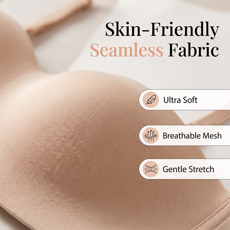 Women's Invisible Push-Up Bandeau Bra 🤍 Stay Up, Stay Hidden – Your Best-Kept Secret Under Every Outfit ✨