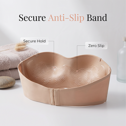 Women's Invisible Push-Up Bandeau Bra 🤍 Stay Up, Stay Hidden – Your Best-Kept Secret Under Every Outfit ✨