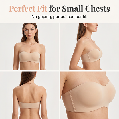 Women's Invisible Push-Up Bandeau Bra 🤍 Stay Up, Stay Hidden – Your Best-Kept Secret Under Every Outfit ✨