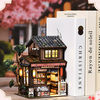 Springtime Store Miniature House with LED Light