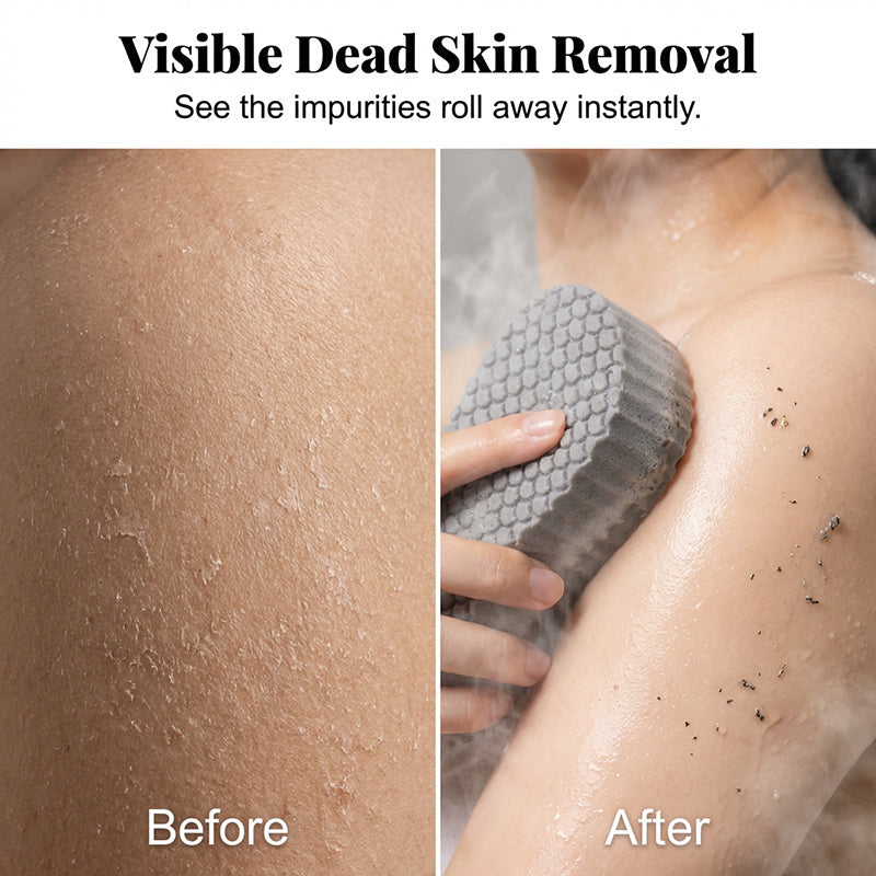 Dual-Sided Exfoliating Bath Sponge