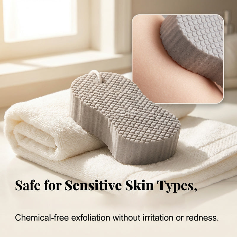 Dual-Sided Exfoliating Bath Sponge
