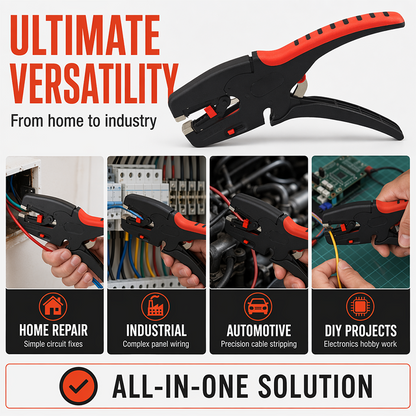 Automatic Wire Stripper 2-in-1 Stripping & Cutting Tool