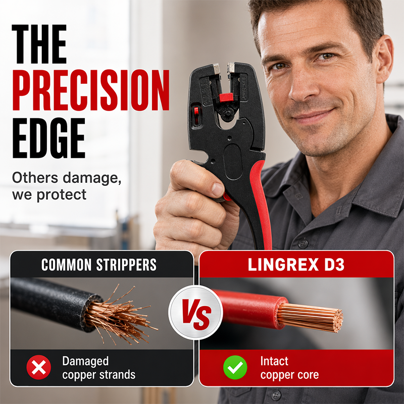 Automatic Wire Stripper 2-in-1 Stripping & Cutting Tool