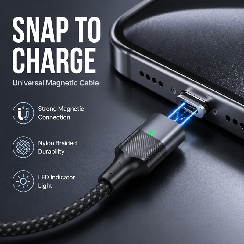 ⏳Limited-time 50% off⏰Fast Charging Magnetic USB Data Cable