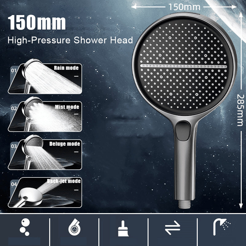 Premium Adjustable High-Pressure Shower Head Set