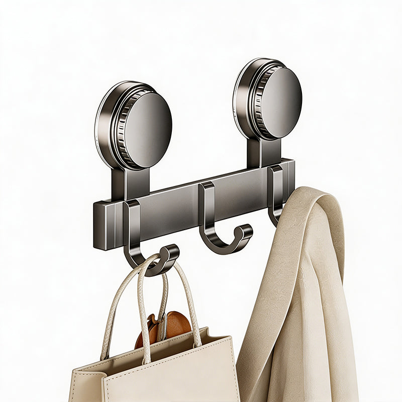 🚪 50% OFF NOW! 📌 Suction Cup Over Door Hook Rack – Tool-Free Install, Strong Hold, No Drilling & Clutter-Free Entryway ✨