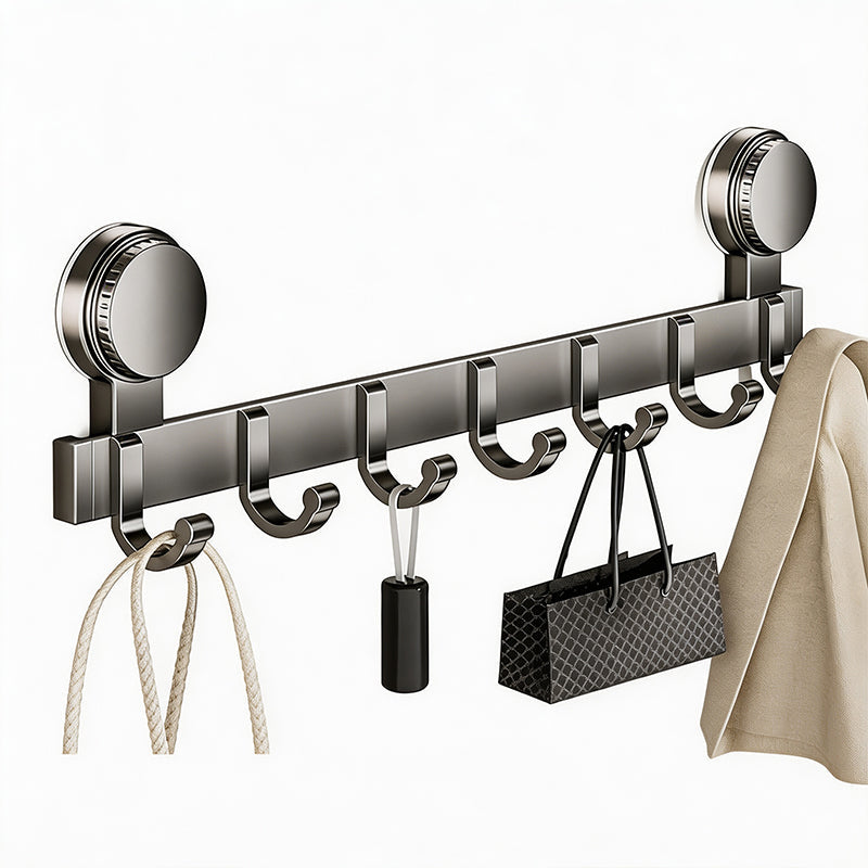 🚪 50% OFF NOW! 📌 Suction Cup Over Door Hook Rack – Tool-Free Install, Strong Hold, No Drilling & Clutter-Free Entryway ✨