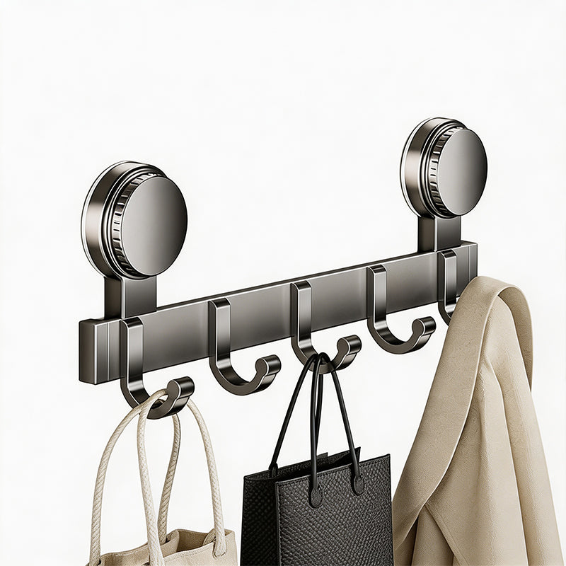 🚪 50% OFF NOW! 📌 Suction Cup Over Door Hook Rack – Tool-Free Install, Strong Hold, No Drilling & Clutter-Free Entryway ✨