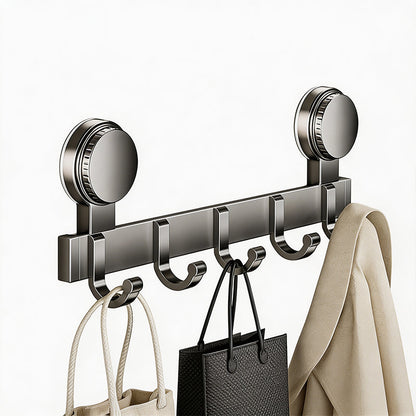 🚪 50% OFF NOW! 📌 Suction Cup Over Door Hook Rack – Tool-Free Install, Strong Hold, No Drilling & Clutter-Free Entryway ✨