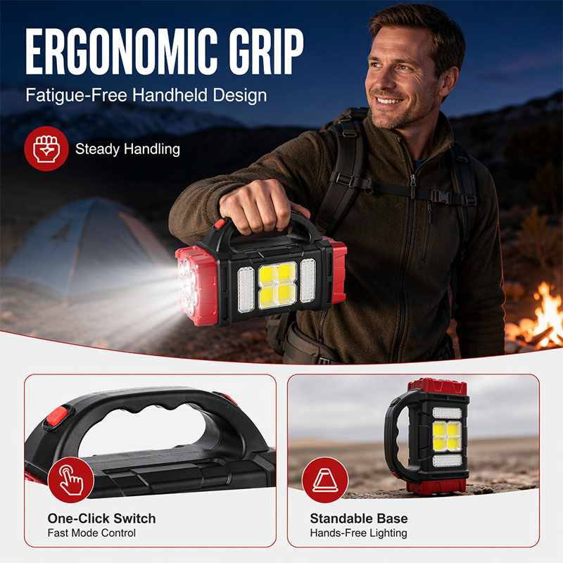 🔦 50% OFF NOW! ⛺ Multifunctional Portable Spotlight – Waterproof, Impact-Resistant, Ultra-Bright LED for Campsite & Outdoor Adventures ✨