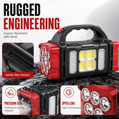 🔦 50% OFF NOW! ⛺ Multifunctional Portable Spotlight – Waterproof, Impact-Resistant, Ultra-Bright LED for Campsite & Outdoor Adventures ✨