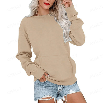 Women's Casual Oversized Crewneck Sweatshirt 👕 Cosy, Roomie & Made for Laid-Back Days ✨