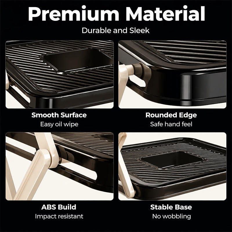 Multi-Layer Space-Saving Kitchen Prep Dish Storage