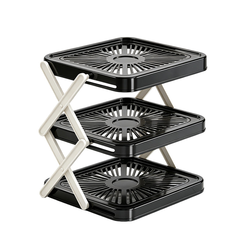 Multi-Layer Space-Saving Kitchen Prep Dish Storage