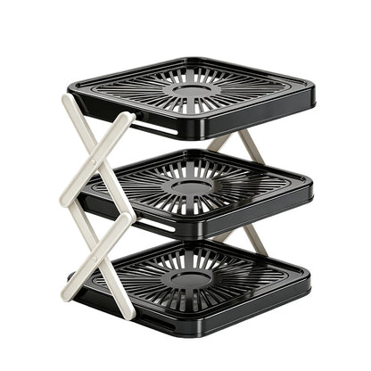 Multi-Layer Space-Saving Kitchen Prep Dish Storage