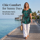 🌸😌 LIMITED TIME 50% OFF! 👚Women's Casual V-Neck Top – Soft fabric & relaxed fit – Easy style for every day.