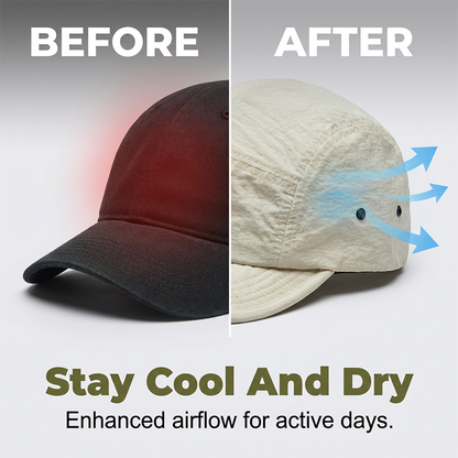 🔥 Pro-Favorite Short Brim Soft Top Baseball Cap – Cotton Blend – Breathable 🧢