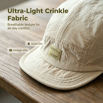 🔥 Pro-Favorite Short Brim Soft Top Baseball Cap – Cotton Blend – Breathable 🧢