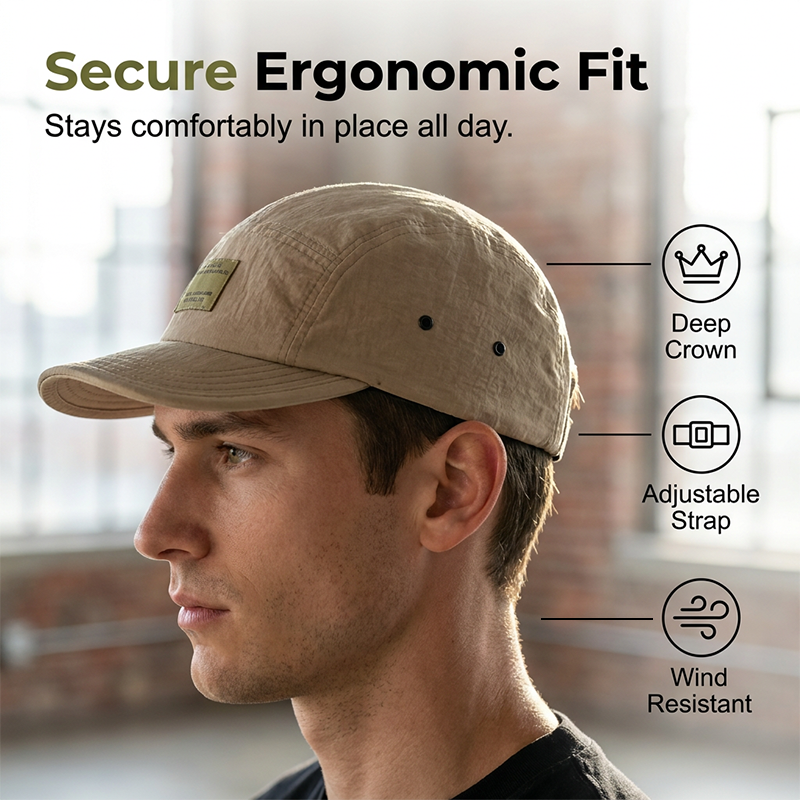 🔥 Pro-Favorite Short Brim Soft Top Baseball Cap – Cotton Blend – Breathable 🧢