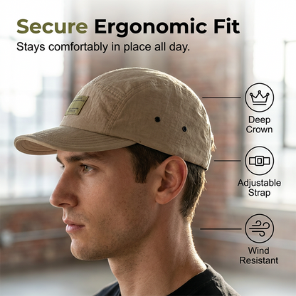🔥 Pro-Favorite Short Brim Soft Top Baseball Cap – Cotton Blend – Breathable 🧢