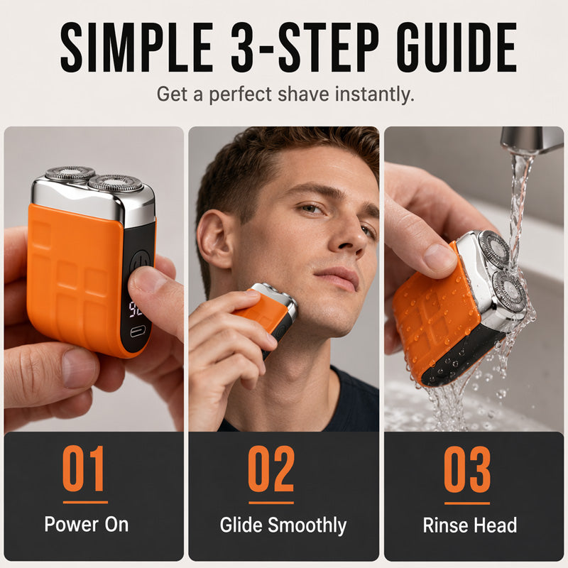 Mini Pocket Razor Rechargeable Magnetic Shaver
