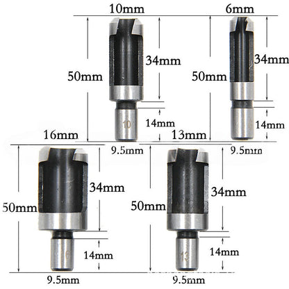 8PCS Wood Plug Cutter Drill Bit Set