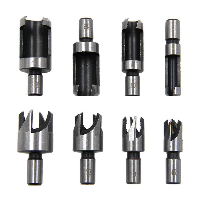  8PCS Wood Plug Cutter Drill Bit Set