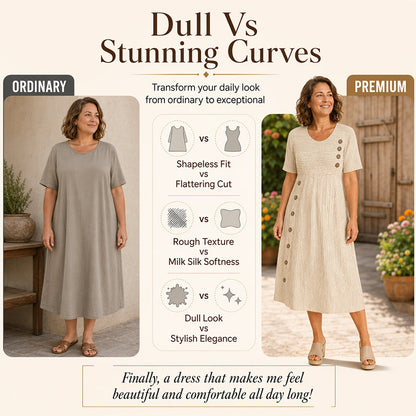 Women's Casual Striped Relaxed Fit Dress