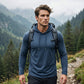 Men's Breathable Long-Sleeve Hooded T-Shirt