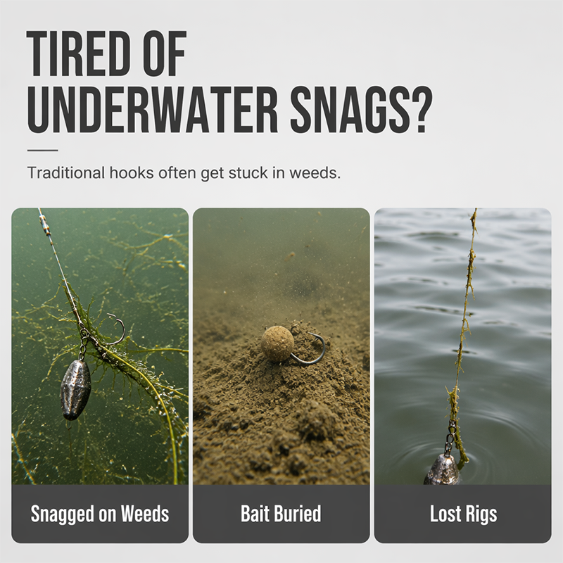 Off-Bottom Floating Fishing Hook