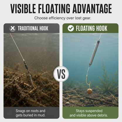 Off-Bottom Floating Fishing Hook