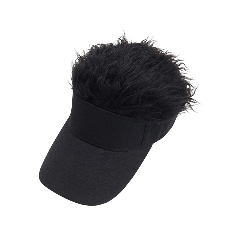 Creative Wig Sun Visor Hat