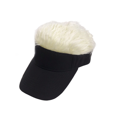Creative Wig Sun Visor Hat